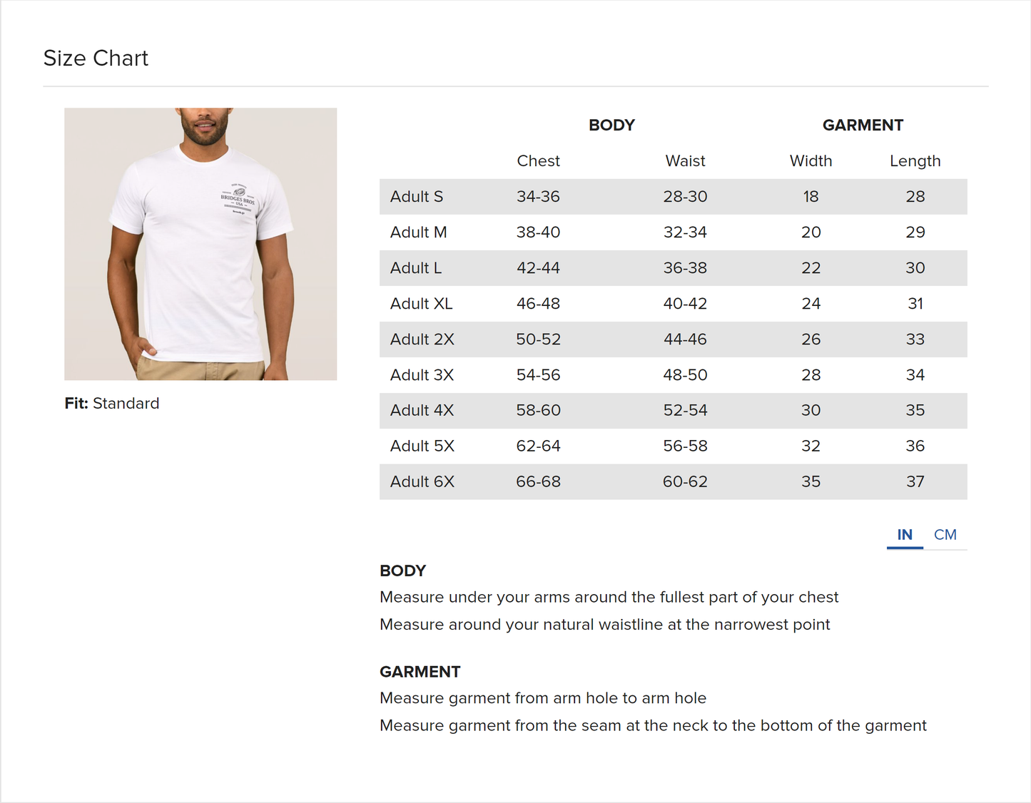 Adult Short Sleeve T-Shirt